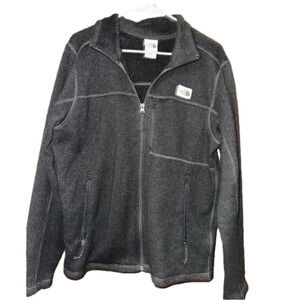 Light Grey north face zip up​